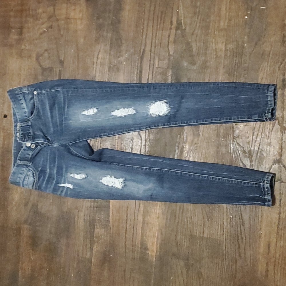 Distressed Maurices Skinny Jeans